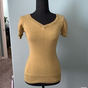 2/$13 Forever 21 Green Short Sleeve Sweater